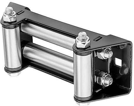 WeiSen 6 (152MM) Winch Roller Fairlead Cable Guide fit 4000-5500 LBS UTV Winches