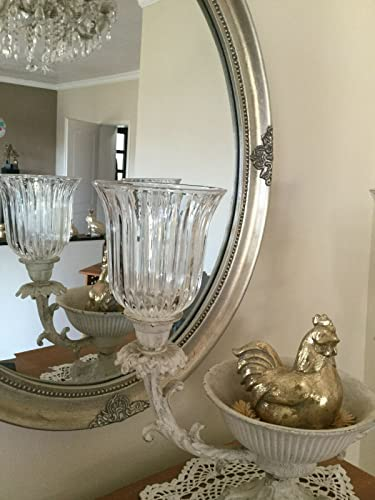 XL Kerzenglas Glasaufsatz Stella KRÖMER Teelicht für Kerzenständer Edel New