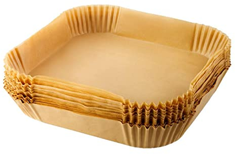 8.9 inch Air Fryer Disposable Paper Liner for Power XL,100 Pcs Square Parchment Liners for 5 to 7QT Air Fryer Accessories,Non-stick