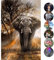 Rubye Diamond Painting Erwachsene Kinder [Elefant] - Diamond Painting Bilder - Diamant Painting - DIY Bilder - Full Diamant Bilder Set – Wall, Room, Home Decoration (30 cm x 40 cm)