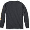 Carhartt Mens Long Sleeve Rib Knit Crew Neck Signature Logo T-Shirt