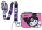 Anime porte - monnaie ID badge porte - cartes porte - monnaie kuromi avec cordon Fille femme zip