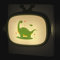 Annmore Veilleuse Enfant Dinosaure Prise Électrique Lampe de Nuit Bébé Éclairage Allaitement Essentiels Nouveau-né Cadeau Naissance Garçon 1 an