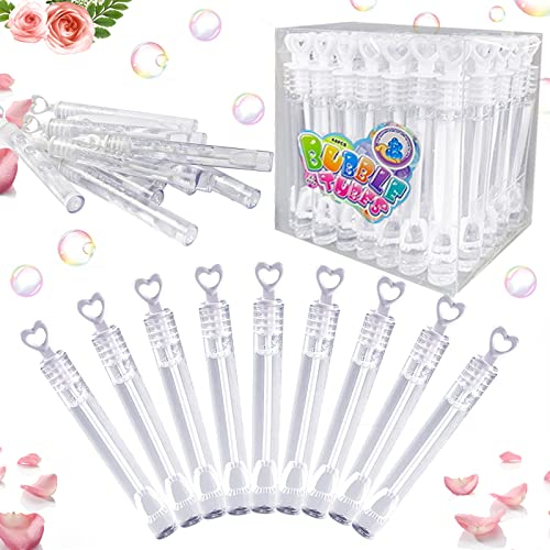 【Phantasy】50pz Bolle di Sapone Matrimonio a Forma di Cuore, Bomboniere Matrimonio, Regalo Matrimonio,Matrimonio Idee, Decorazioni Matrimonio