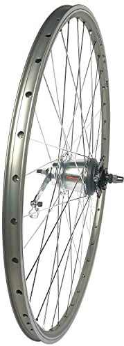 28 Zoll RMX Hinterrad Geöst 7 Gang Shimano Nexus mit Rücktritt, mit NIRO-Speichen, Silber (28 Zoll ohne Schalthebel)