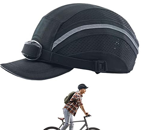 Fahrrad-Baseball-Helme | Leichte Fahrradhelme Erwachsene,Halbe Baseballmützen Helme Männer Frauen für Mopedmützen mit verstellbarem Riemen für Erwachsene änner