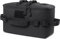 Daweglop Outdoor-Camping-Aufbewahrungstasche, Gasherd, Kanister, Topf, Tragetasche, Picknick-Tasche, Kochgeschirr, Utensilien, Organizer, Schwarz