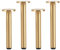 4 pièces Pieds de Meubles en laiton,Pieds Cabinet Réglable Pieds de Support Canapé Modernes Pour Armoire Canapé Table Basse Meuble Tv Et Autres (20cm(7.8in))