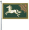 Flagge des Königreichs Rohan, 90 x 150 cm, für den Außenbereich, doppelseitige Flagge, Polyester, leichte Flaggen, lustige Heimdekoration, 3 x 5 Flaggen