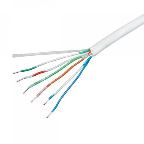 CEW COLCHESTER ELECTRICAL WHOLESALE LTD 3 Pair 6 Wire Phone Telephone BT Cable Wire 6 Core ***SOLD PER MTR***