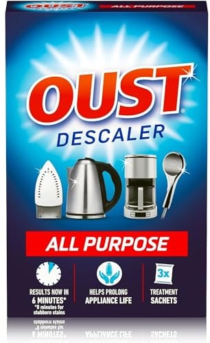 AMK® All Purpose Descaler 1 Pack of 3 Sachets Kettle Iron Shower Limescale Remover