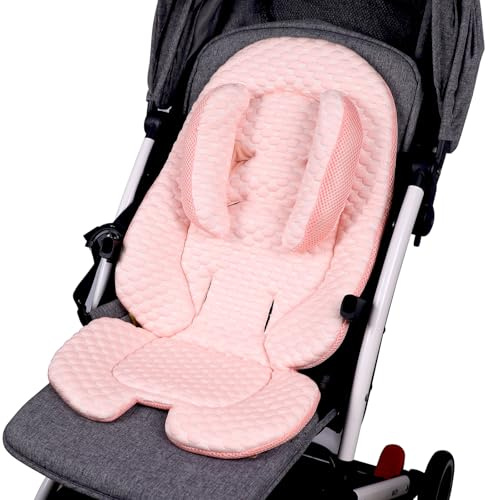 KAKIBLIN Säuglings-Autositz-Einlage, Baby-Autositz-Kühlpad, atmungsfähiges Mesh-Säuglings-Autositz-Kühlpad-Einlage-Matte für den Sommer, Kinderwagen-Kühlung für Mädchen und Jungen, Kinderwagen