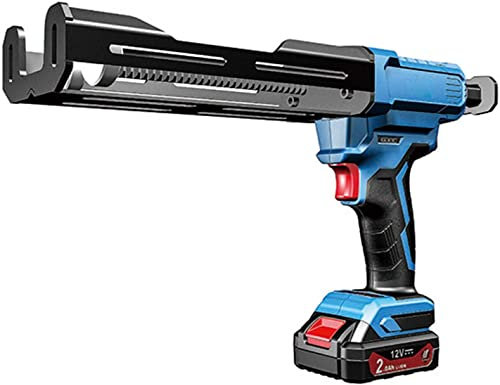 12V Electric Double Cartridge Adhesive Caulking Gun - Cordless Automatic Dual Component Epoxy Applicator for Precision Sealing and Bonding