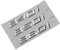 YSABVCP 3D ABS Chrom Auto Heckklappe Buchstaben Aufkleber Aufkleber Passend for BMW E31 G15 840i 850i 860i Emblem Logo Auto Styling Zubehör(840i)