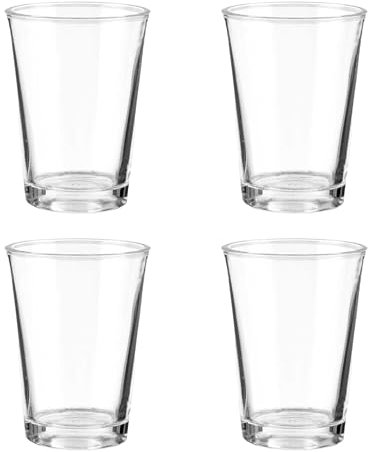 Set 4 vasos vidrio carajillo 140ml colección VIVALTO