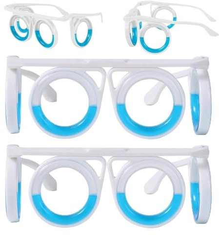 Smart Glasses gegen Reisekrankheit for Erwachsene, Smart Glasses gegen Reisekrankheit, Linderung von Reisekrankheit, Flugkrankheit, Seekrankheit, Brille gegen Übelkeit, Schwindel, Brille ohne Linsen,