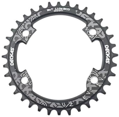 LUOKEKE Platos para Bicicletas 110 BCD 110BCD Plato Bicicleta de Carretera Plato Ancho Estrecho Bicicleta Narrow Wide Plato(110BCD 4claws 36T)