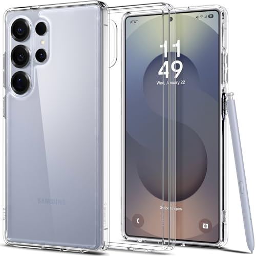 Spigen Ultra Hybrid Case for Samsung Galaxy S25 Ultra - Crystal Clear