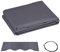 Outsunny Toldo Retráctil Tejido de Recambio, 3,6x2,5 m Poliéster, Resistente UV 30+, para Balcón, Patio, Terraza, Exterior, Jardín, Gris