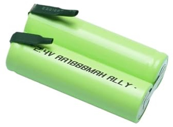 Batterie de rechange 1800 mAh for tondeuse à cheveux BG2028/XA2029, compatible avec Philips Norelco, for tondeuse à cheveux à grille, humide ou sèche, 2,4 V(1pcs)
