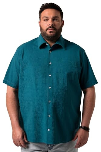 Men Plus Herren Hemd lagunen grün 8XL