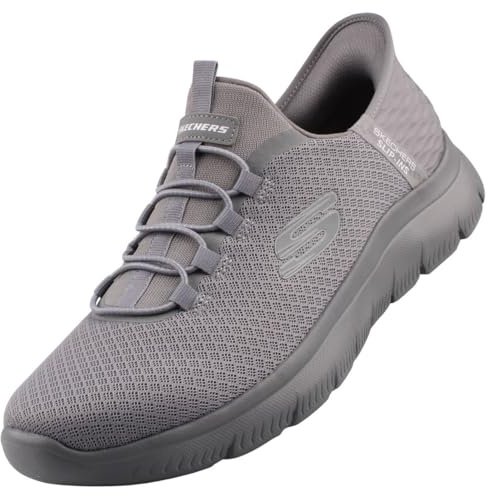Skechers Slip da uomo Summits High Range Trainer, grigio, Grigio, 48.5 EU
