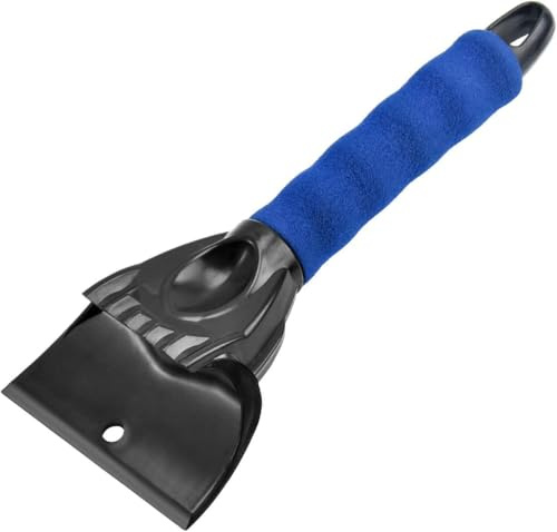 WEITAPYT Eiskratzer Auto 2 in 1 Ergonomischer Scheibenkratzer Effizienter & Schneller Eisschaber mit Rutschfester Softgriff Starker Ice Scraper Car zum Entfernen von EIS, Schnee und Reif