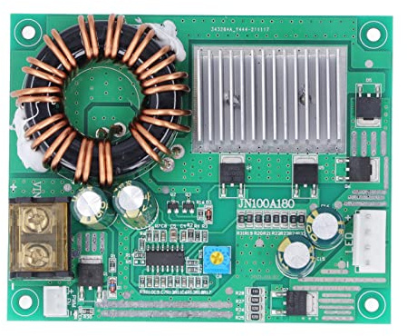 Baxnore Módulo convertidor de Refuerzo de CC a CC Regulador de Voltaje Ajustable de Alta Potencia Transformador Elevador para vehículos eléctricos Sistemas de energía Solar Placa P