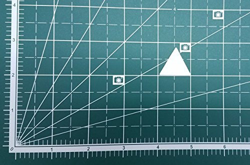 2,5 cm Gleichseitiges Dreieck Englisch Papier EPP nahtzugabe 100 Stück