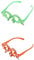 Set of 2 Quality Optical Trial Lens Frame Optometry Equip Eyeglass 56mm+54mm
