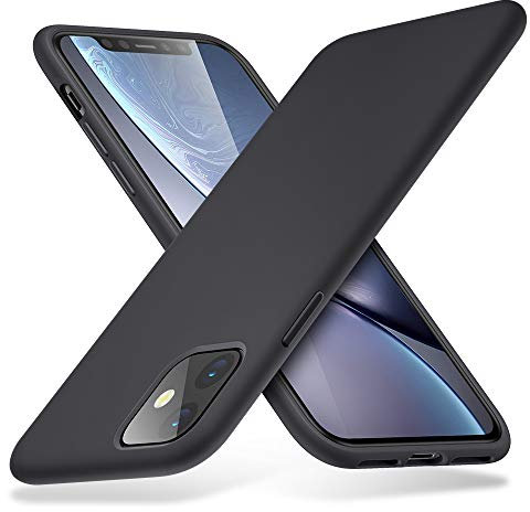 ESR iPhone 11 Case, Non-Slip Matte Black Silicone, Shock-Absorbing, Lightweight, Compatible with iPhone 11 6.1-Inch