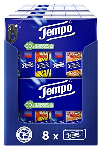 Tempo Taschentuch Taschentuch Original 42x8 Packungen (42x8x10 Tücher), Großpackung, 830318