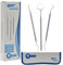 Ynr Kit Dentaire Dent Grattoir Miroir Échelle Set Tartre Calcul Plaque Solvant