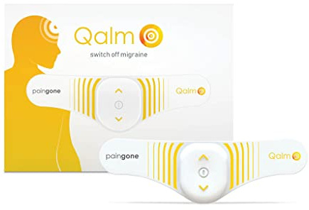 Paingone Qalm | Switch Off Migraine - Relieves Migraine and Reduces the Occurrence of Attacks | Migraine Relief, Headache Relief, Migraine Therapy, Migraine Patch, Migraine Electrode, PGQ
