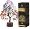 FASHIONZAADI Albero della vita dei sette chakra, di cristallo, bonsai artificiale, decorazione spirituale, cristalli e gemme, per energia positiva, albero feng shui, regali reiki