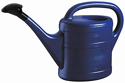 KOVA 2X Gießkanne 5L BLAU + 1x BILDMAGNET! Blumenkanne Kunststoff für groß & klein Garten & Zimmerpflanzen Gießkannen Gieskanne Gieskannen Giesskanne 5 Liter Watering Can Kinder Zimmergießkanne