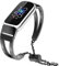 Miimall Kompatibel mit Fitbit Luxe Metallarmband, Damen Verstellbares Edelstahl Ersatzarmband Metall Schnalle Uhrenarmband für Fitbit Luxe - Schwarz