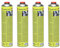 Rothenberger Industrial 4X Maxigas 400, 600ml, 7/16-EU | Hartlötgas | Gaskartusche | Gaslöten | Löten | Schweißen | Schweißgas