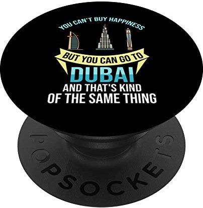 Karte der Stadt Dubai United Arab Emirates Uae PopSockets mit austauschbarem PopGrip