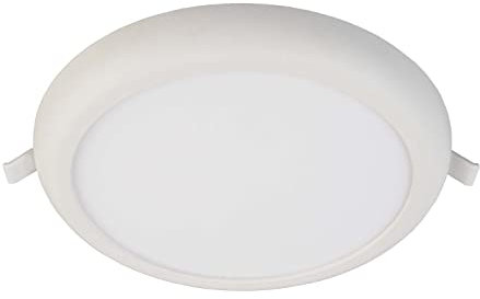 Deko-Light | LED-Panel Einbau/Aufbau-Deckenleuchte rund 22cm 12-18W/1750Lumen CCT-farbwechsel dimmbar | Zaurak 220 schwarz silber weiß…