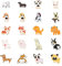 PandaHall 20 Stück Emaille-Anstecknadeln für Welpen, Hunde, 20 Stile, niedliche Tierbrosche, Anstecknadel, Anstecknadel für Kleidung, Taschen, Jacken, Hut, Zubehör