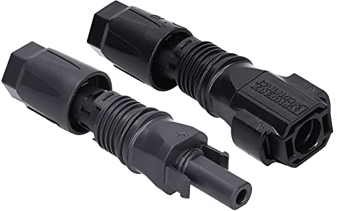 Phoenix Contact Sunclix Solarstecker 1 Paar I Phoenix Solar Set I Schwarz I Sunclix Steckverbinder I für Solaranlagen