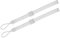 2 x verstellbare Handschlaufe mit Schnallenverschluss, kompatibel mit Nintendo Wii & Wii U Fernbedienung, PSP, PS Vita, Nintendo Switch, Kamera (weiß)