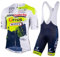 assocauicy Radtrikot Herren Kurzarm Set,Atmungsakti Rennrad Trikot Radfahren Bequeme Shorts FüR MäNner Mit 4D Gel Gepolstert