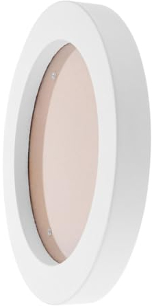 Zerodeko Bilderrahmen Aus Holz Rund Weiß Zum Aufhängen An Der Ideal Als Dekoration Für Zuhause