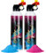 XXL Canon à fumigene Gender Reveal - Ensemble de 2 canons avec poudre canons à confettis biodégradables à 100% pour Révélation fête prénatale Pour garçons et filles et célébratio(1 bleu et 1 rose)
