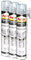 Pattex White Line Montageschaum, reinweißer PU-Schaum zum Füllen, Dämmen, Ausschäumen und Isolieren, Bauschaum mit hoher Wärme- und Schalldämmung, 3x750ml Dose