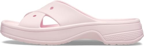 Crocs Femme Classic Womens Cross Strap Sandales, Pink Milk, 42/43 EU