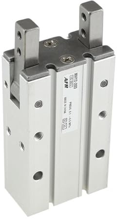 FBPQRCONS MHY2 10D 16D 20D 25D Doppeltwirkender pneumatischer Greifer, Bohrung 10–25 mm, 180 Grad abgewinkelte Aluminiumklemmen, Greiferzylinder(Mhy2-25d)