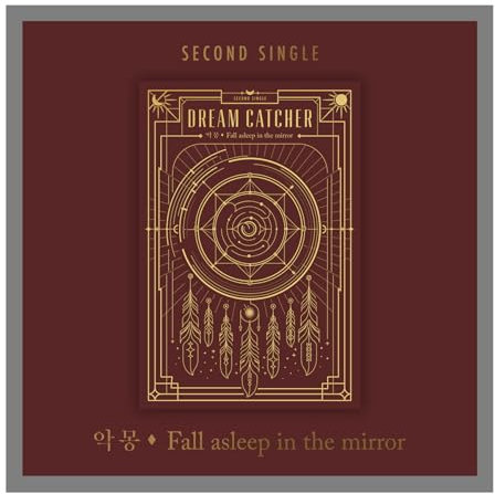 Dreamcatcher Nightmare Fall Asleep in The Mirror 2nd Single Reissue Album CD+72p PhotoBook+1p PhotoCard+Tracking Sealed AKMONG Dream Catcher 악몽